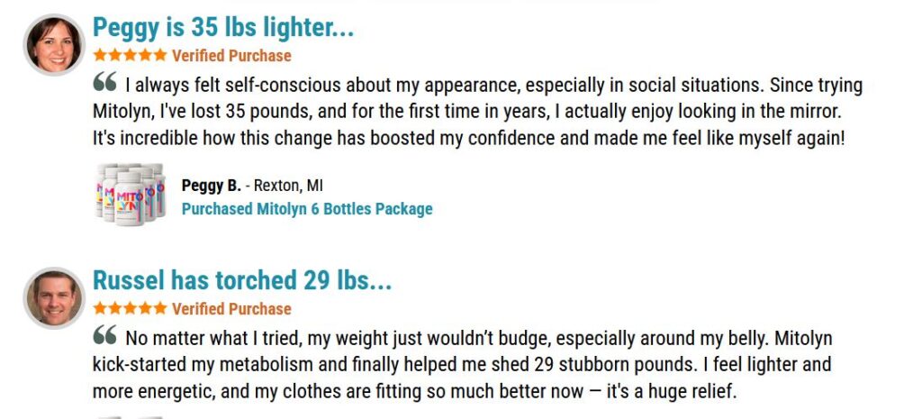 Mitolyn Customer Reviews